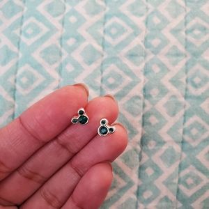 Mickey earrings birthstone may